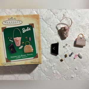 Hallmark Barbie adding the right touch ornament